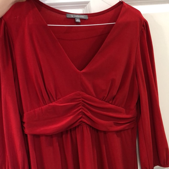 NY Collection Red Dress - Picture 4 of 5